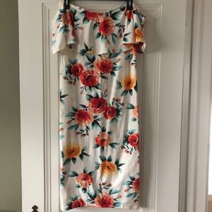 Flounce Bodycon Dress